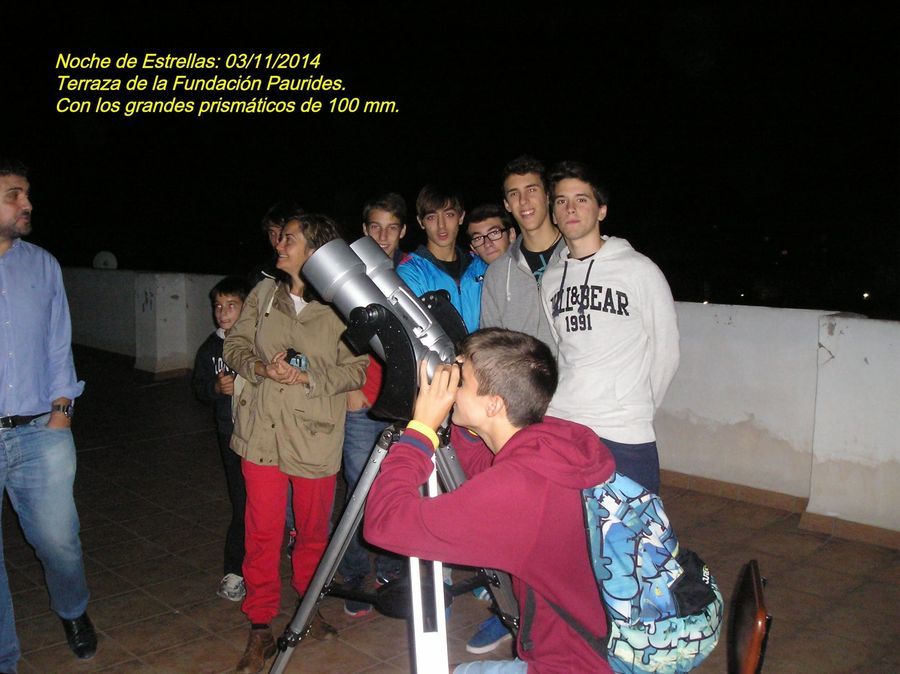 Fotografía de la actividad: Noche de estrellas de noviembre 2014 (2)