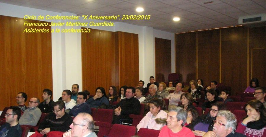 Fotografía de la actividad: Conferencia: "Cosmología de ayer y Hoy", por Francisco Javier Martínez Guardiola. (6)