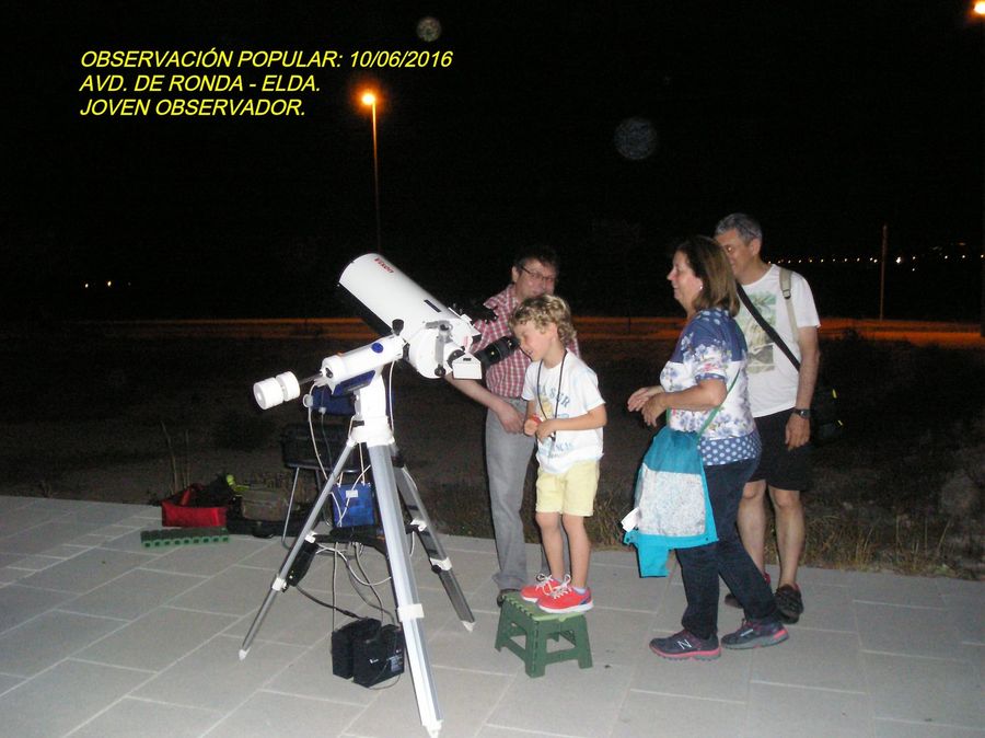 Fotografía de la actividad: Observación popular en los jardines del Sector 9. (11)