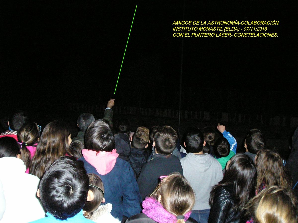 Fotografía de la actividad: Divulgación en Centros de Enseñanza. IES. Monastil de Elda.