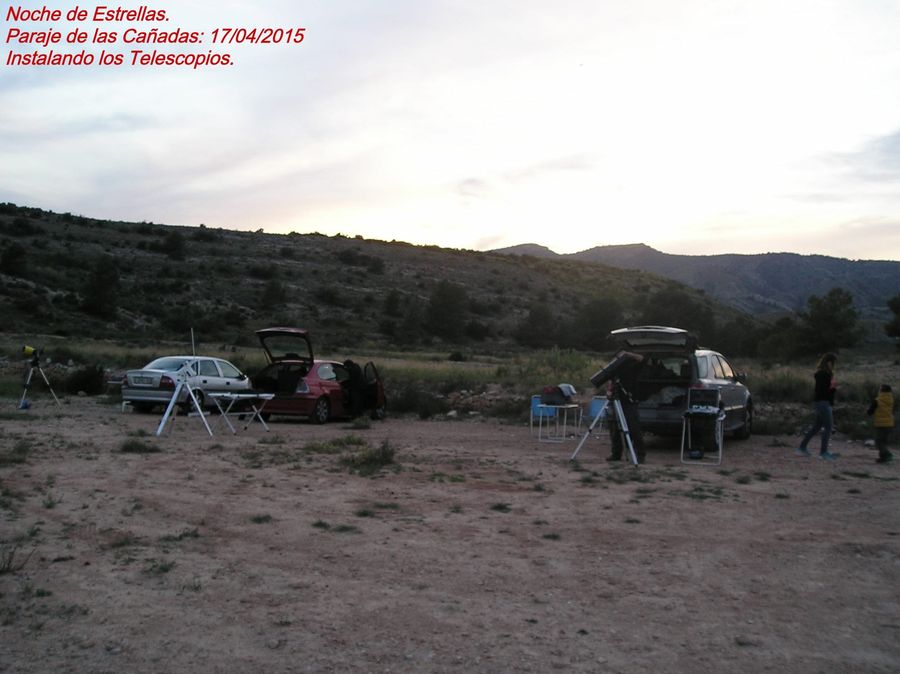Fotografía de la actividad: NOCHE DE ESTRELLAS EN LAS CAÑADAS (Elda). (1)
