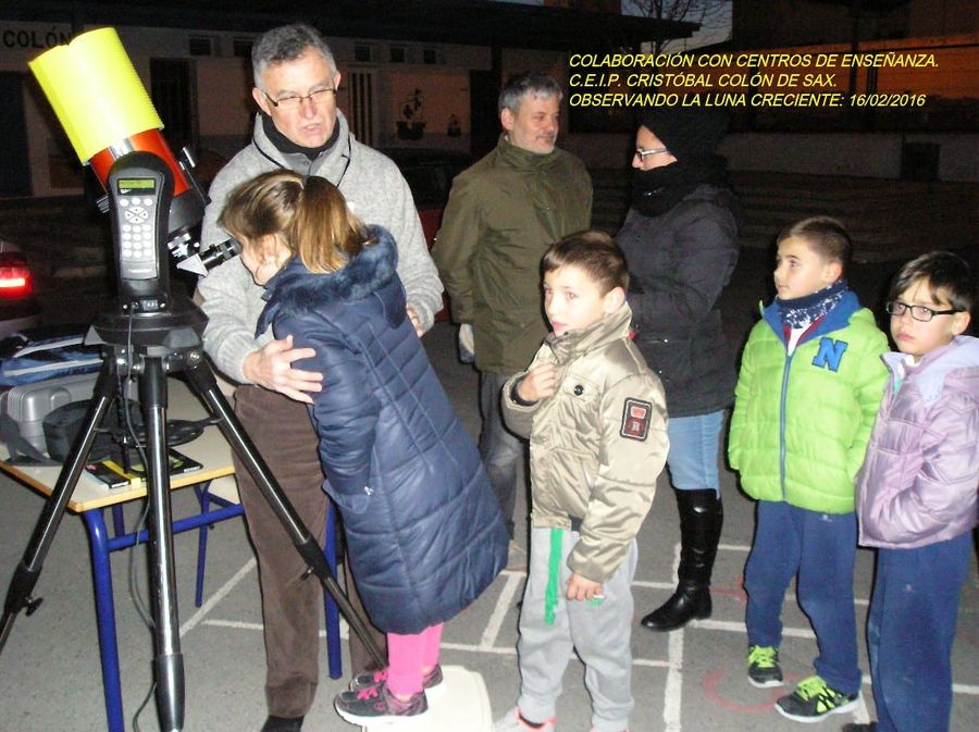 Fotografía de la actividad: Primera colaboración de 2016 en el Colegio Público Cristóbal Colón de Sax (2)