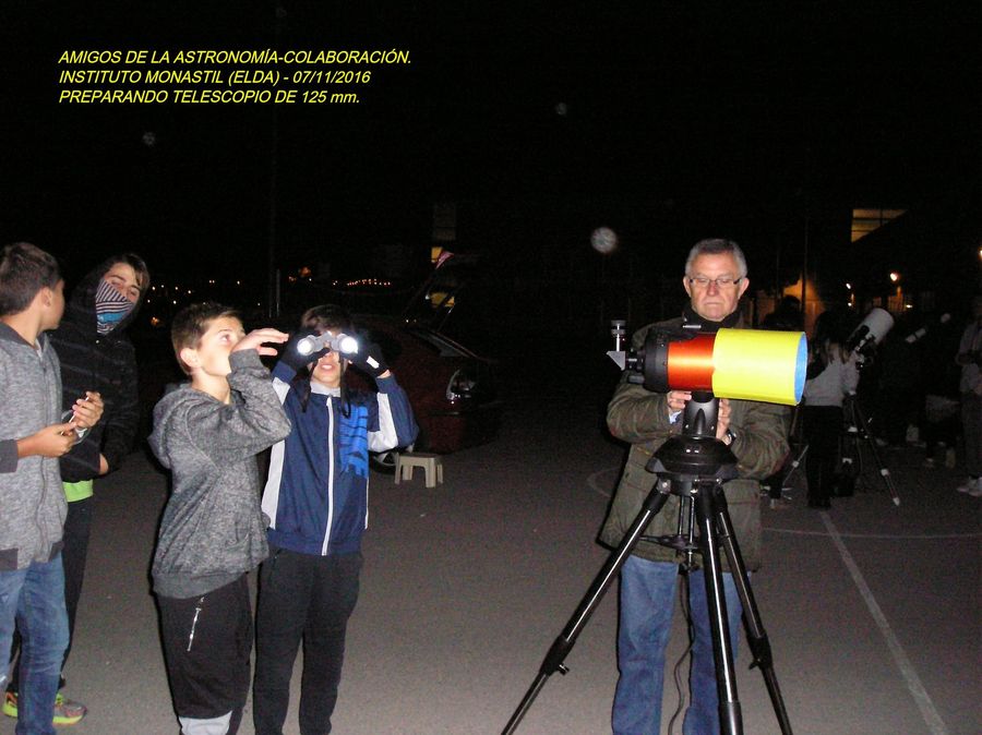 Fotografía de la actividad: Divulgación en Centros de Enseñanza. IES. Monastil de Elda. (1)