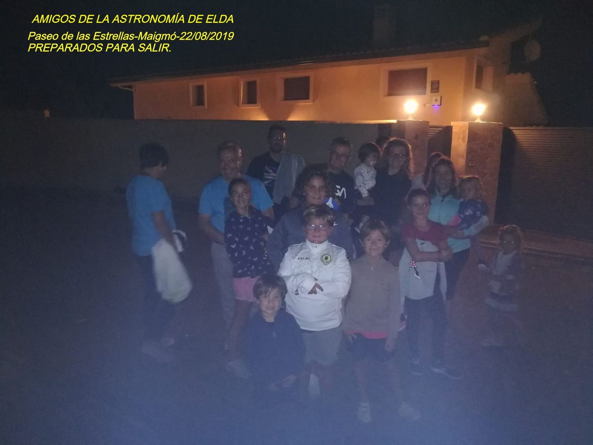 Fotografía de la actividad: Paseo bajo las estrellas 2019. Urbanización MAIGMÓ - TIBI.