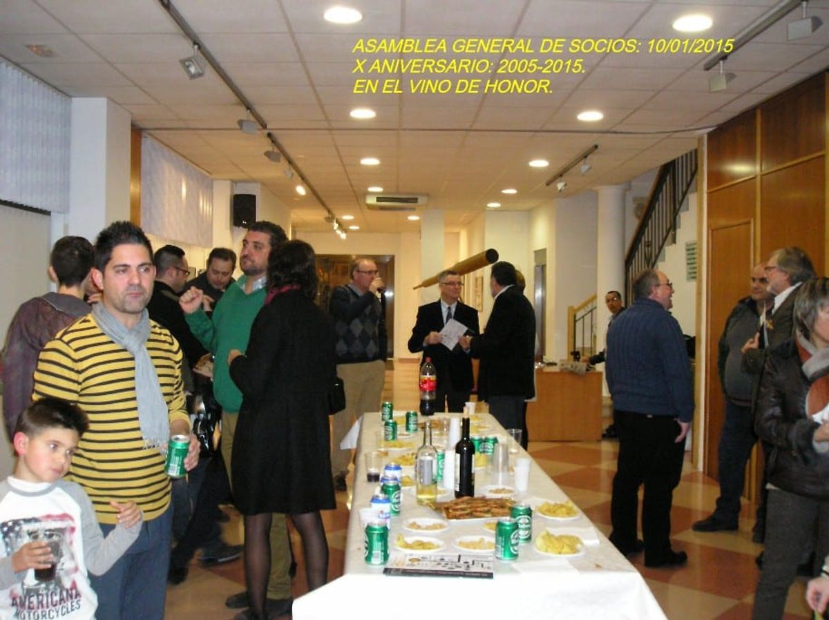Fotografía de la actividad: Celebración del X Aniversario de la Asociación: 2005-2015