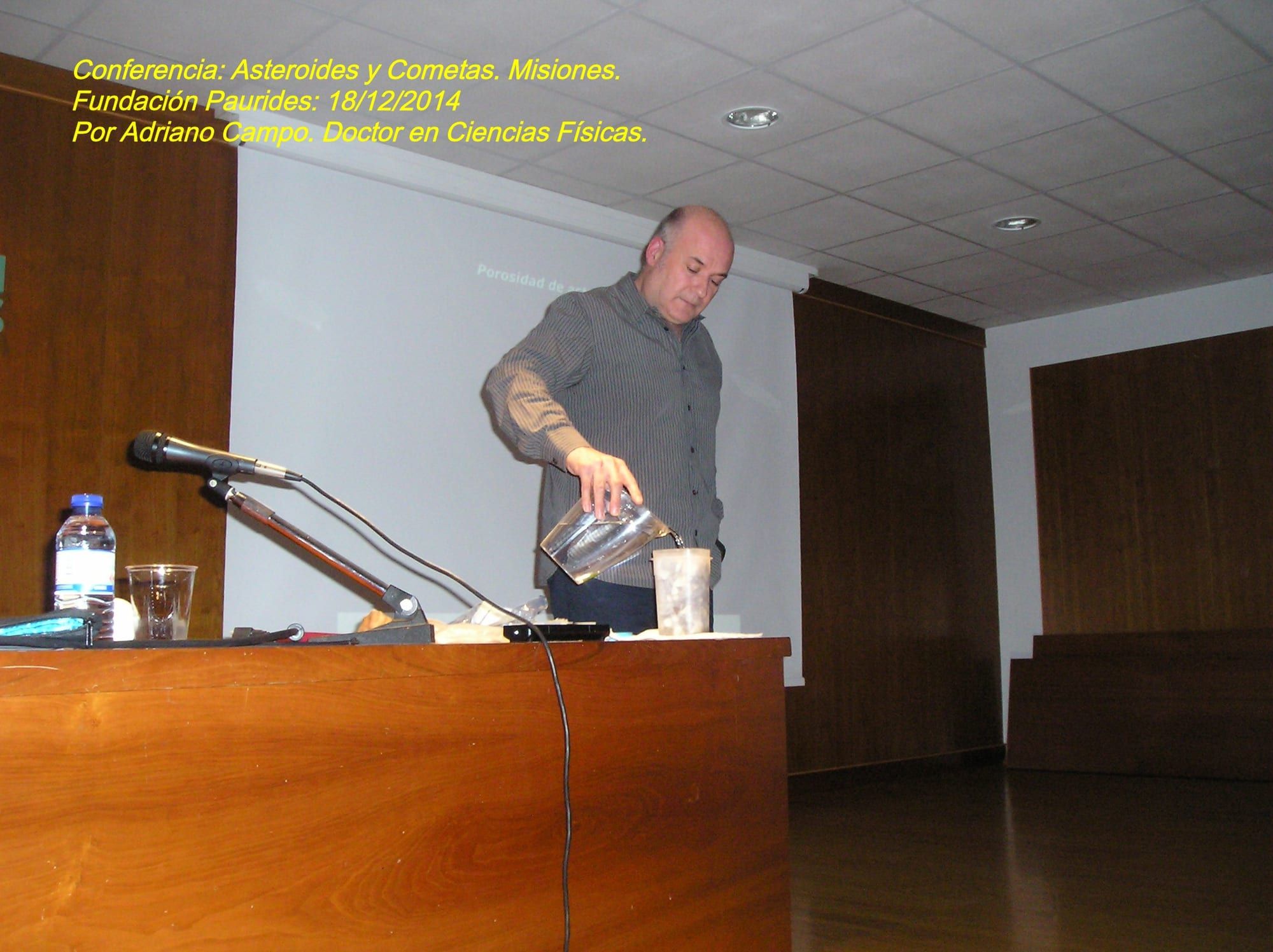 Fotografía de la actividad: Ciclo de Conferencias del X Aniversario: Adriano Campo Bagatín