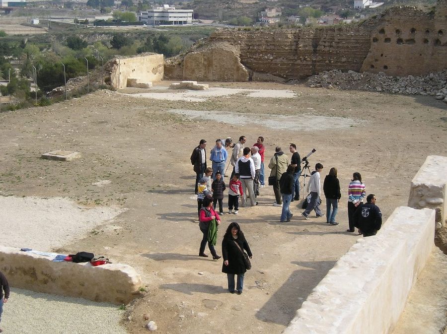 Fotografía de la actividad: Observación Solar desde el Castillo de Elda: 04/04/2009 (5)