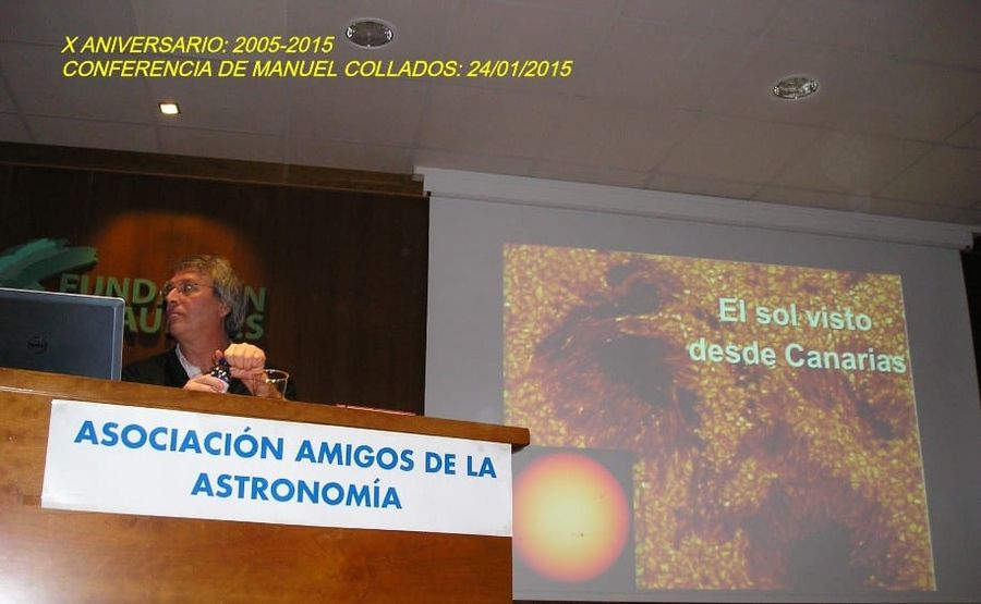 Fotografía de la actividad: Conferencia del astrofísico Manuel Collados. (4)