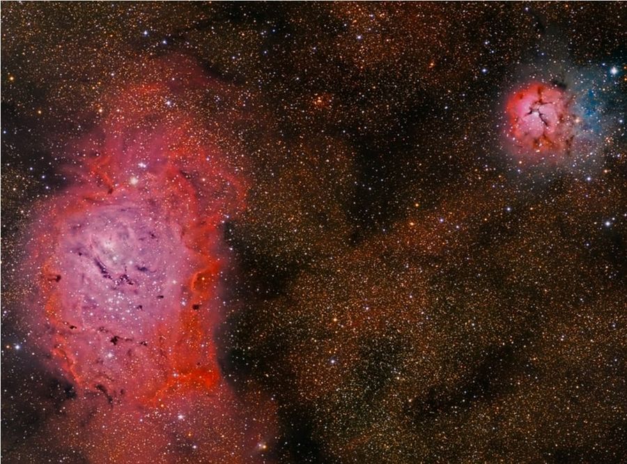 Nebulosas M8 y M20