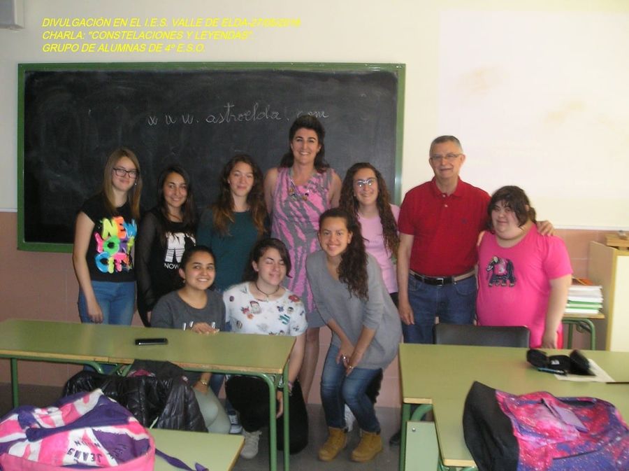 Fotografía de la actividad: Colaboración con el I.E.S. Valle de Elda (2)