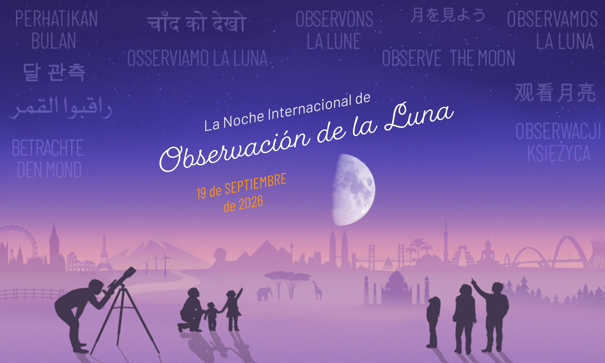 NASA. Observación de la Luna