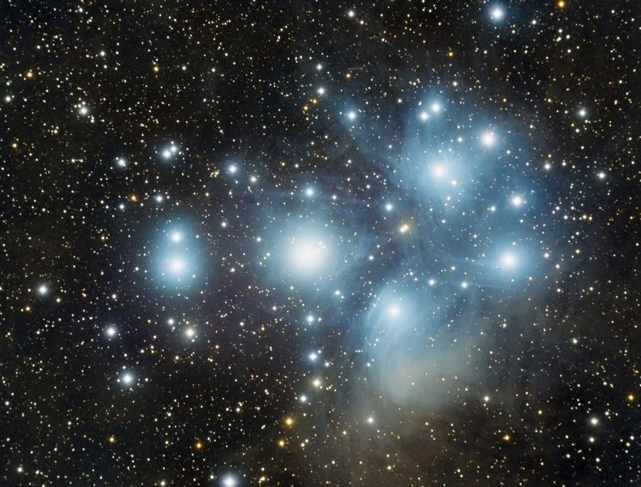 Cúmulo de las Pléyades (Messier 45)