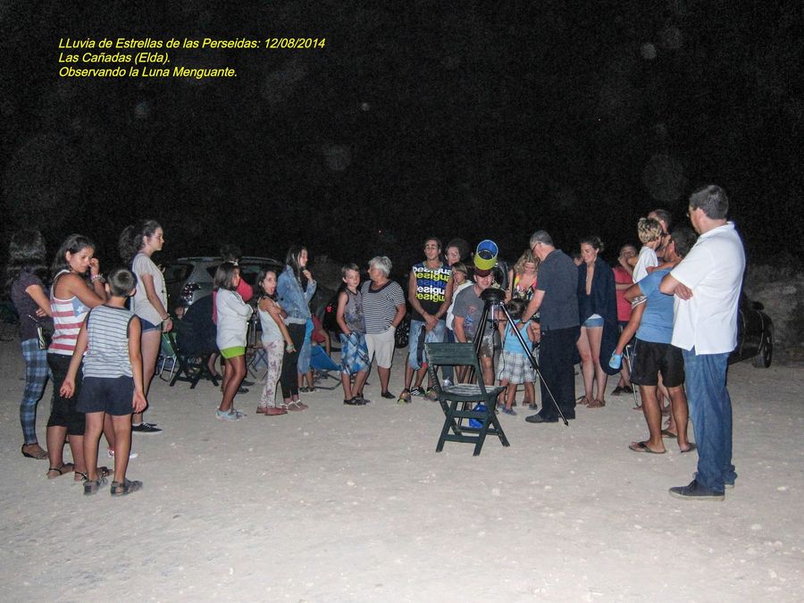 Fotografía de la actividad: Lluvia de estrellas de Las Perseidas 2014. (3)