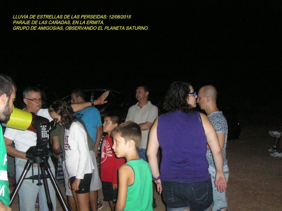 Fotografía de la actividad: ÉXITO DE ASISTENCIA A LAS PERSEIDAS (3)