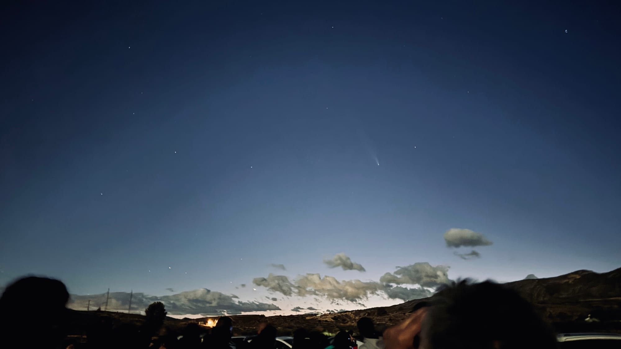 Fotografía de la actividad: Gran éxito en la Observación Pública del Cometa C/2023 A3