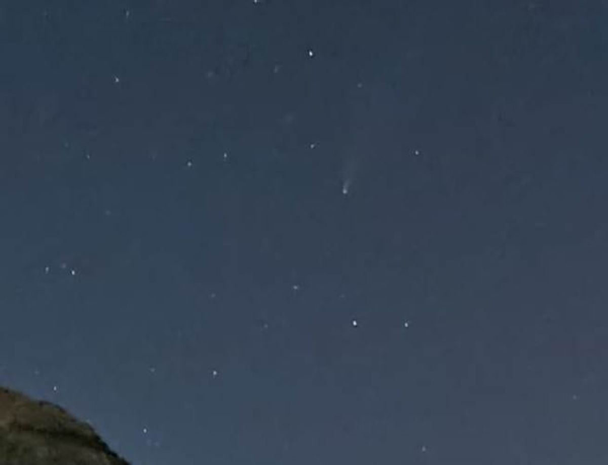 Fotografía de la actividad: El cometa NEOWISE observado por nuestros socios y amigos.