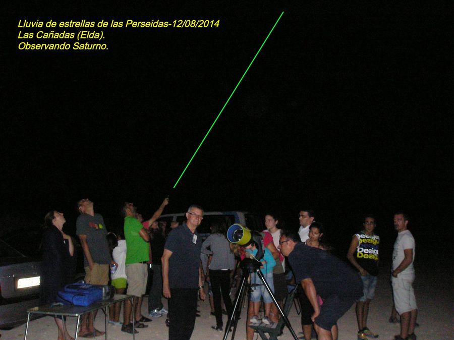 Fotografía de la actividad: Lluvia de estrellas de Las Perseidas 2014. (1)