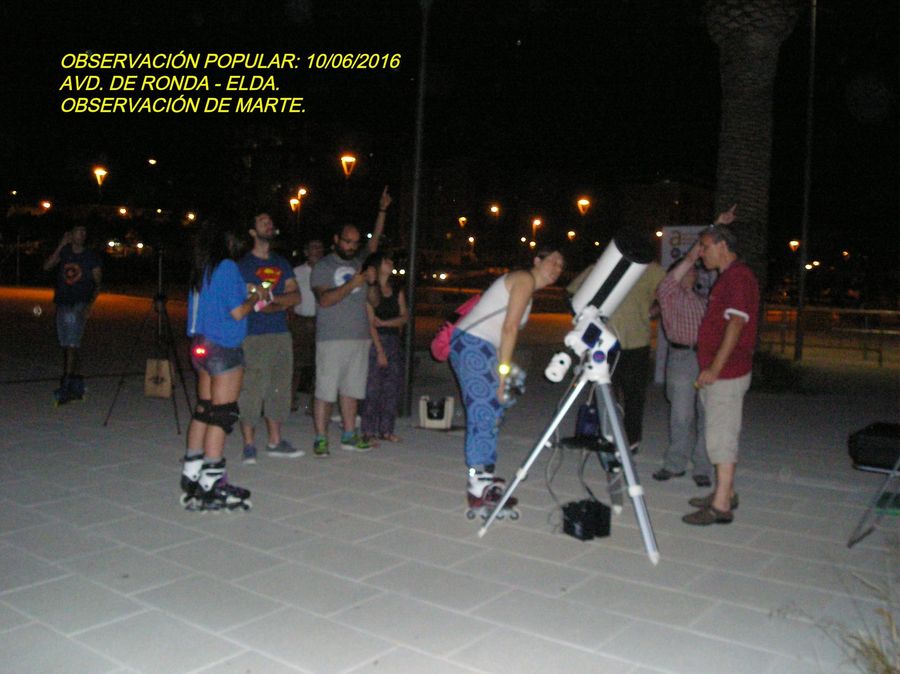 Fotografía de la actividad: Observación popular en los jardines del Sector 9. (9)