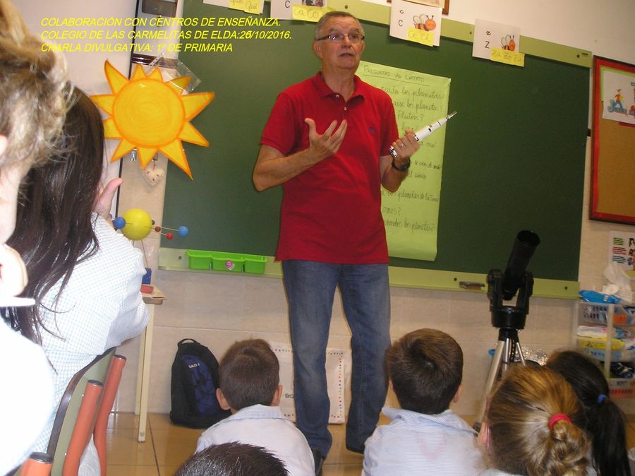 Fotografía de la actividad: Divulgación en Centros de Enseñanza. COLEGIO DE LAS CARMELITAS DE ELDA (4)
