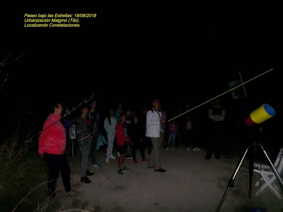 Fotografía de la actividad: Paseo bajo las estrellas 2018. Urbanización MAIGMÓ - TIBI. (1)