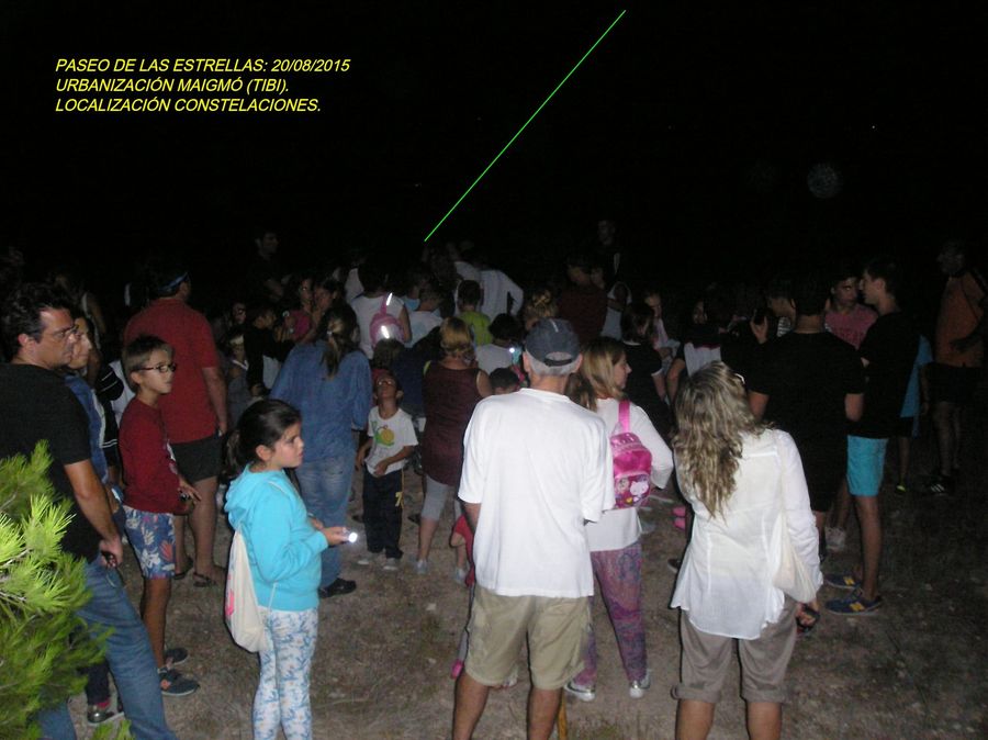 Fotografía de la actividad: PASEO BAJO LAS ESTRELLAS (2)