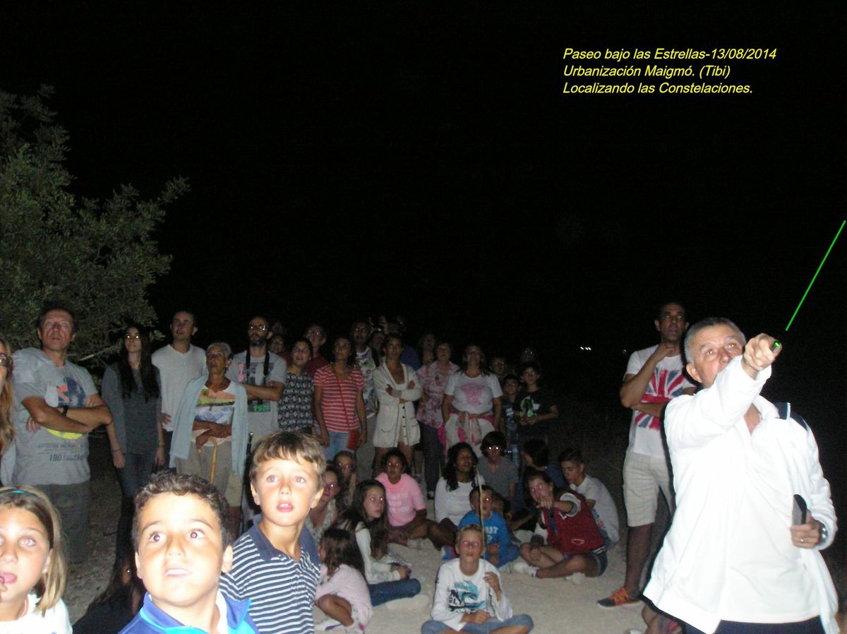 Fotografía de la actividad: Paseo bajo las estrellas en El Maigmó