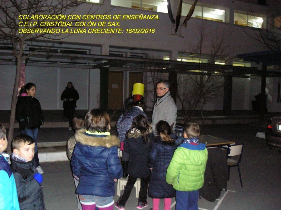 Fotografía de la actividad: Primera colaboración de 2016 en el Colegio Público Cristóbal Colón de Sax (1)