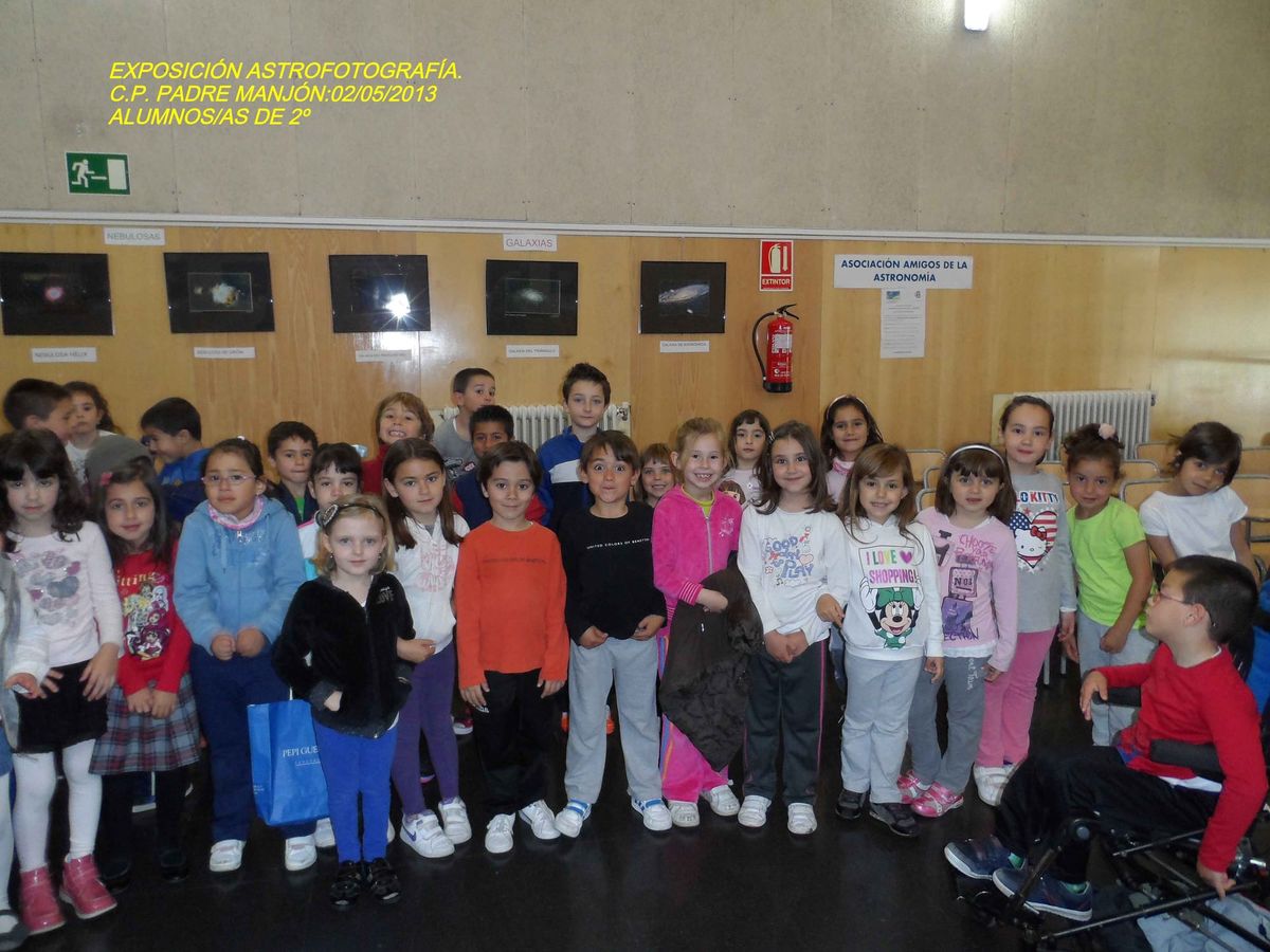 Fotografía de la actividad: Exposición Descubre las Maravillas del Universo en Padre Manjón