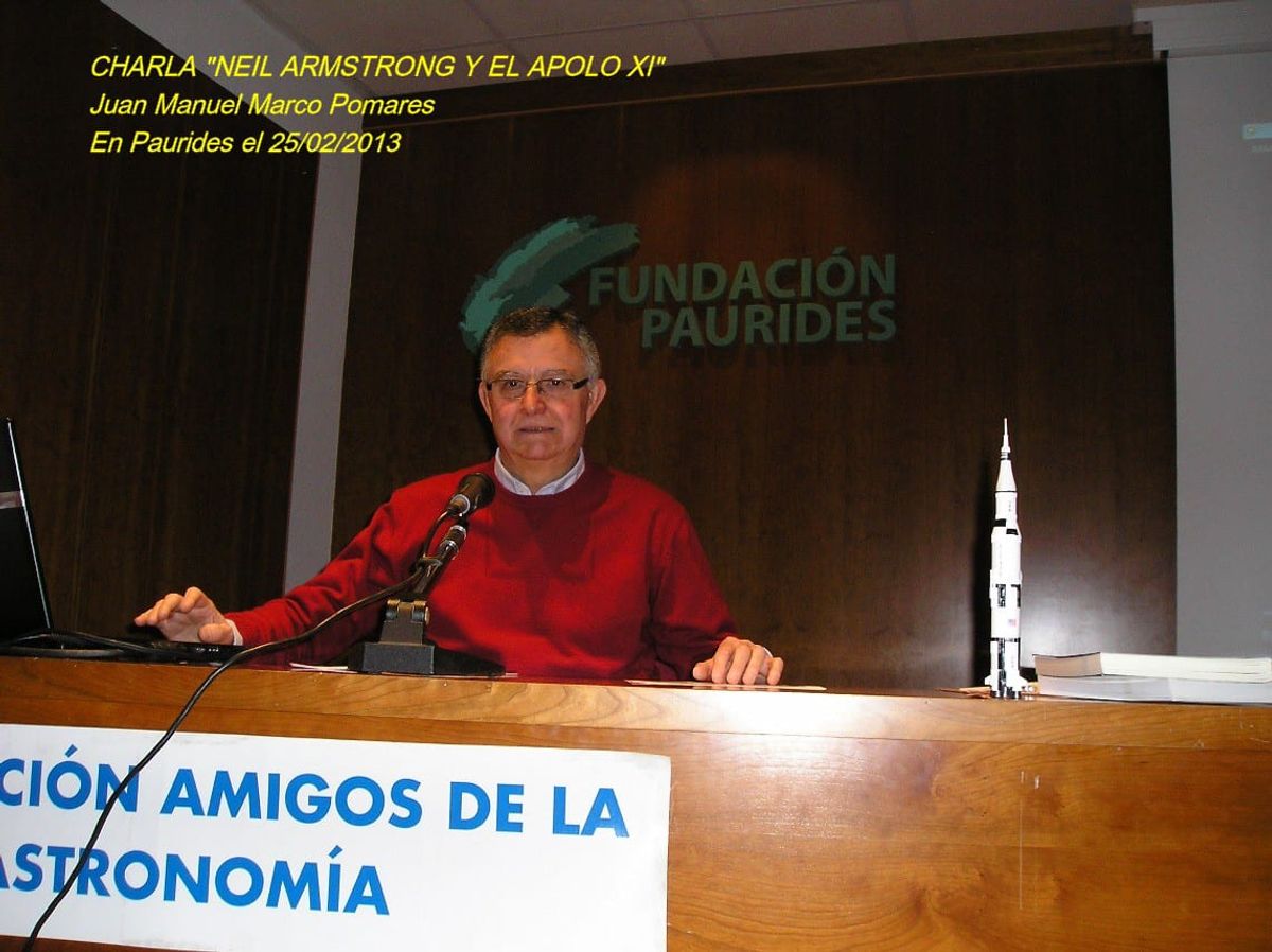 Fotografía de la actividad: Charla Neil Armstrong por Juan Manuel Marco