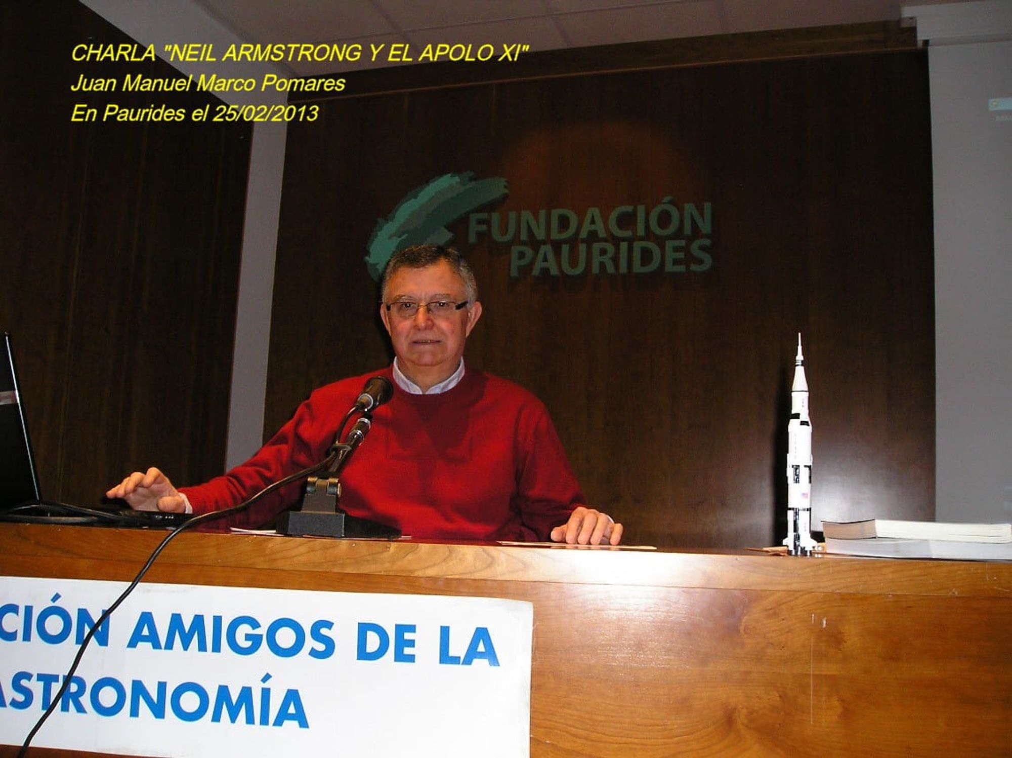 Fotografía de la actividad: Charla Neil Armstrong por Juan Manuel Marco