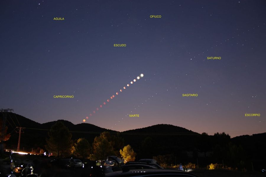 Fotografía de la actividad: Observación del eclipse con luna roja más largo del siglo XXI en el Xorret de Catí (7)