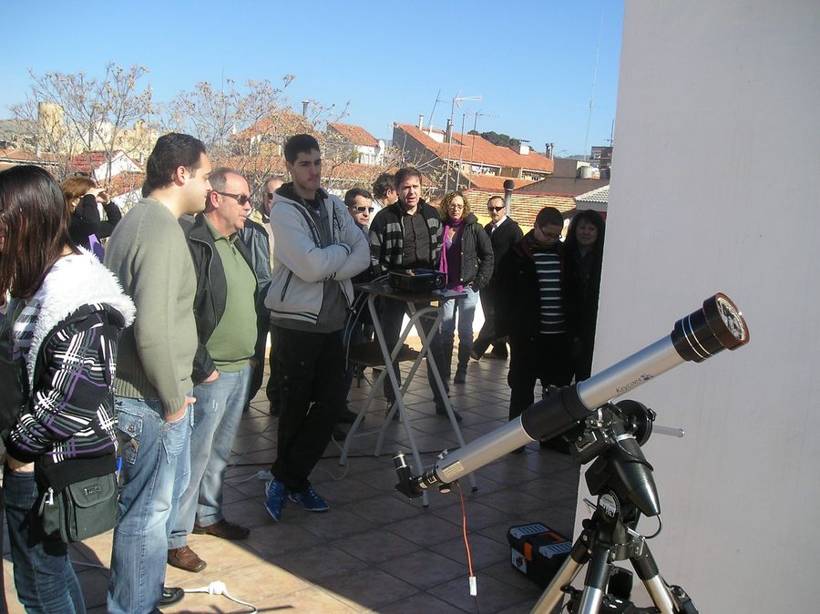 Fotografía de la actividad: Observación de la actividad Solar (1)