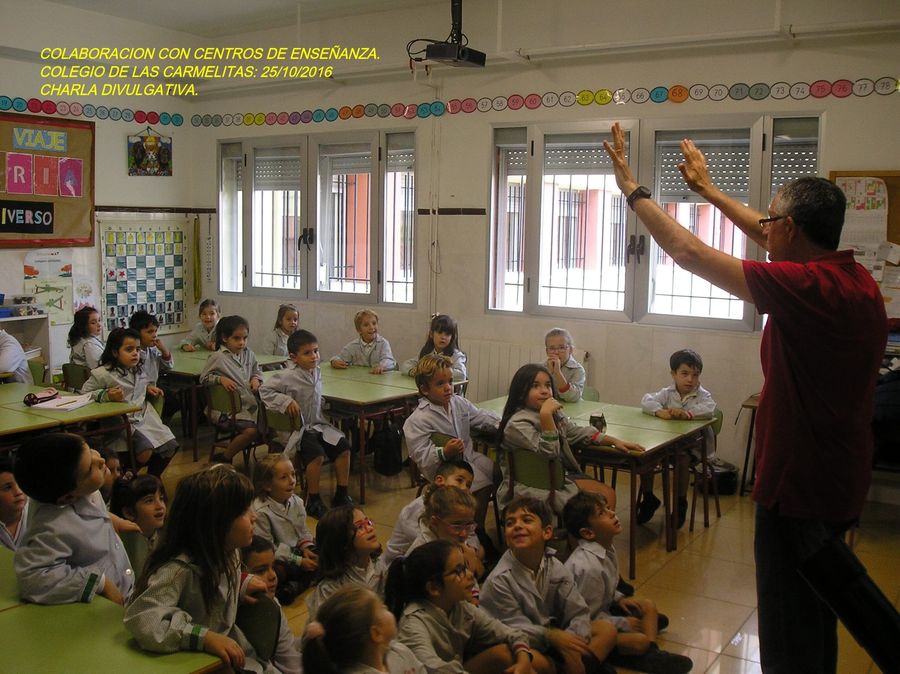 Fotografía de la actividad: Divulgación en Centros de Enseñanza. COLEGIO DE LAS CARMELITAS DE ELDA (3)