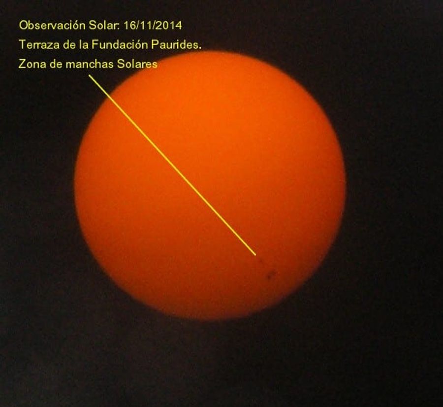Fotografía de la actividad: Observación de la Actividad Solar en Paurides. (3)