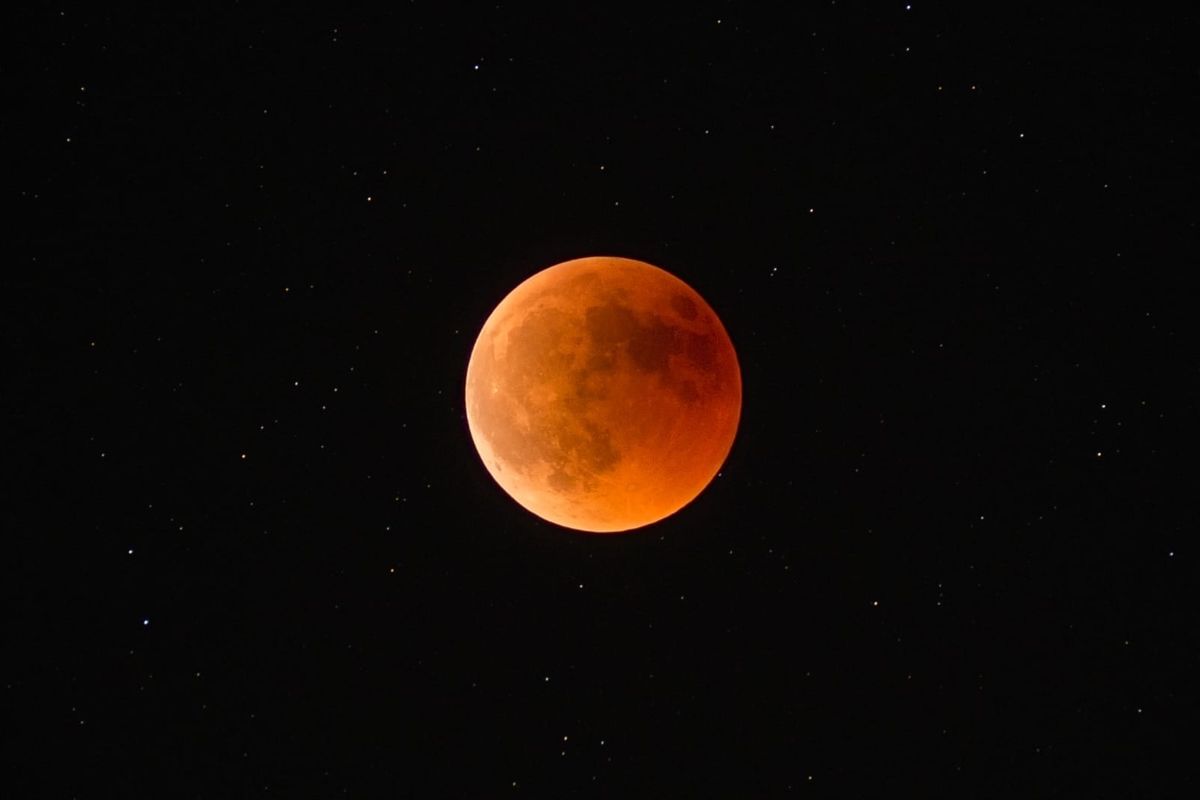 Fotografía de la actividad: Observación del eclipse con luna roja más largo del siglo XXI en el Xorret de Catí