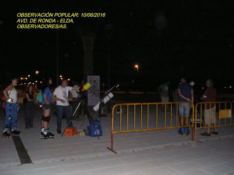 Fotografía de la actividad: Observación popular en los jardines del Sector 9. (5)