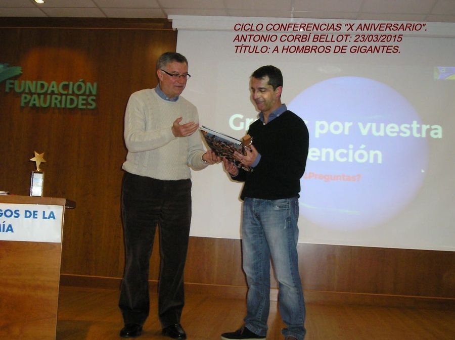 Fotografía de la actividad: Conferencia de Antonio Corbí: 23/03/2015 (5)