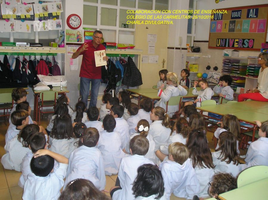 Fotografía de la actividad: Divulgación en Centros de Enseñanza. COLEGIO DE LAS CARMELITAS DE ELDA (1)