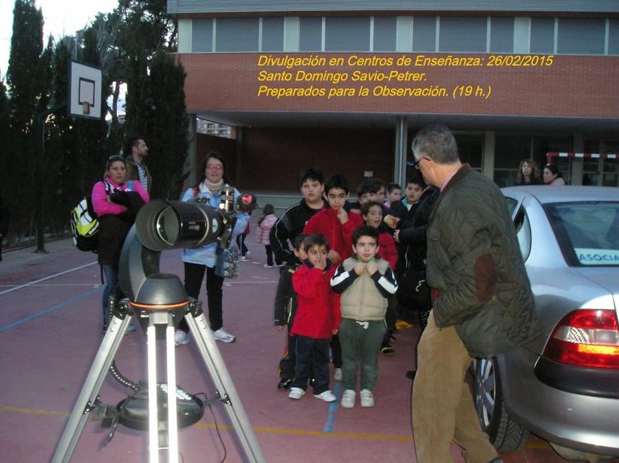 Fotografía de la actividad: Colaboración con el Colegio Santo Domingo Savio de Petrer (1)