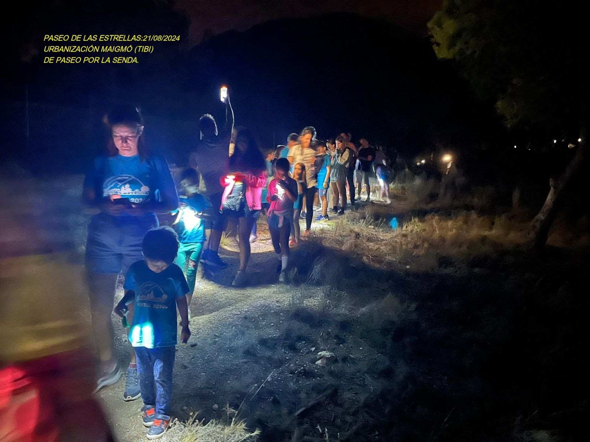 Fotografía de la actividad: Paseo de las estrellas 2024. Urbanización MAIGMÓ - TIBI.