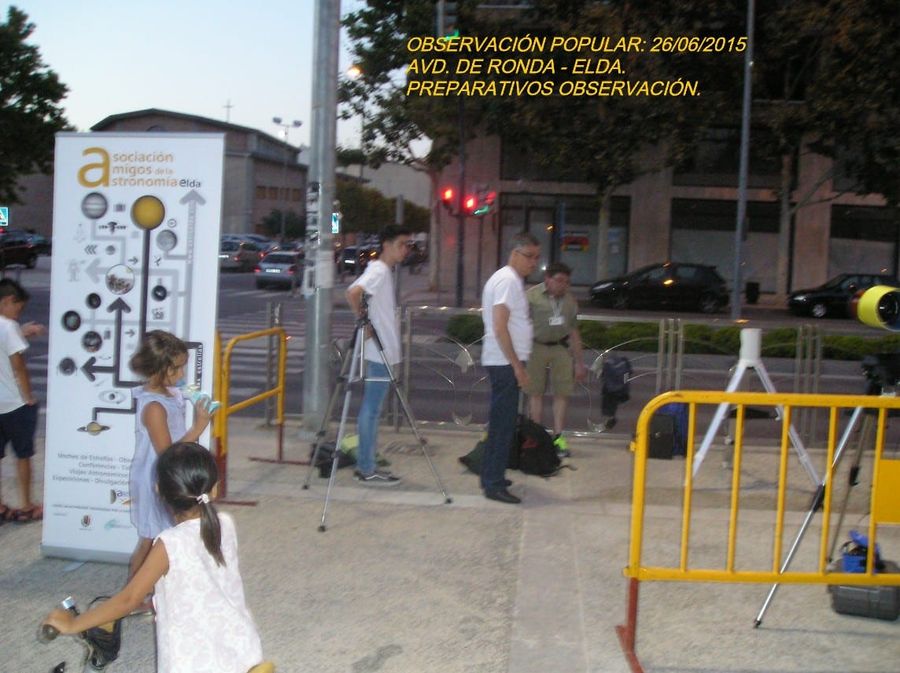 Fotografía de la actividad: OBSERVACIÓN POPULAR EN LA AVD. DE RONDA (2)