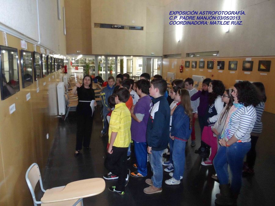 Fotografía de la actividad: Exposición Descubre las Maravillas del Universo en Padre Manjón (2)