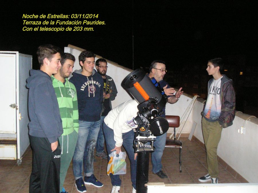 Fotografía de la actividad: Noche de estrellas de noviembre 2014 (1)