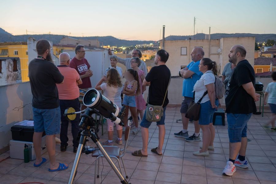 Fotografía de la actividad: Observación Astronómica desde Paurides (1)
