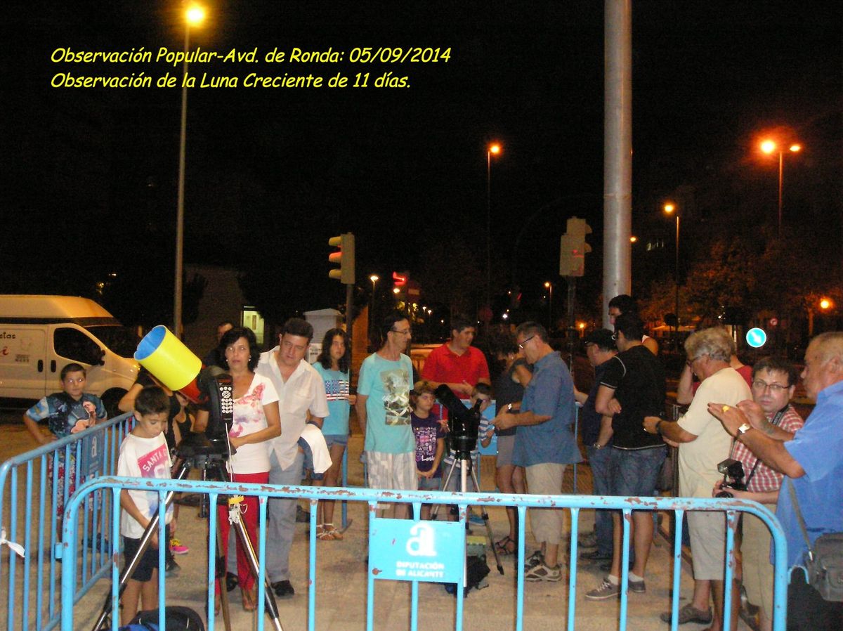 Fotografía de la actividad: Observación popular en la Avenida de Ronda de Elda