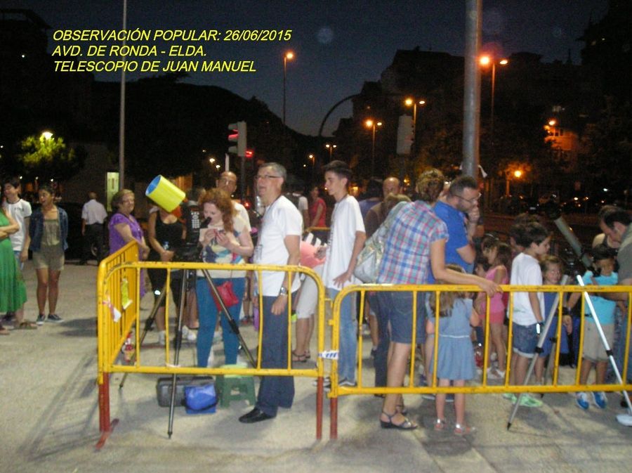 Fotografía de la actividad: OBSERVACIÓN POPULAR EN LA AVD. DE RONDA (8)