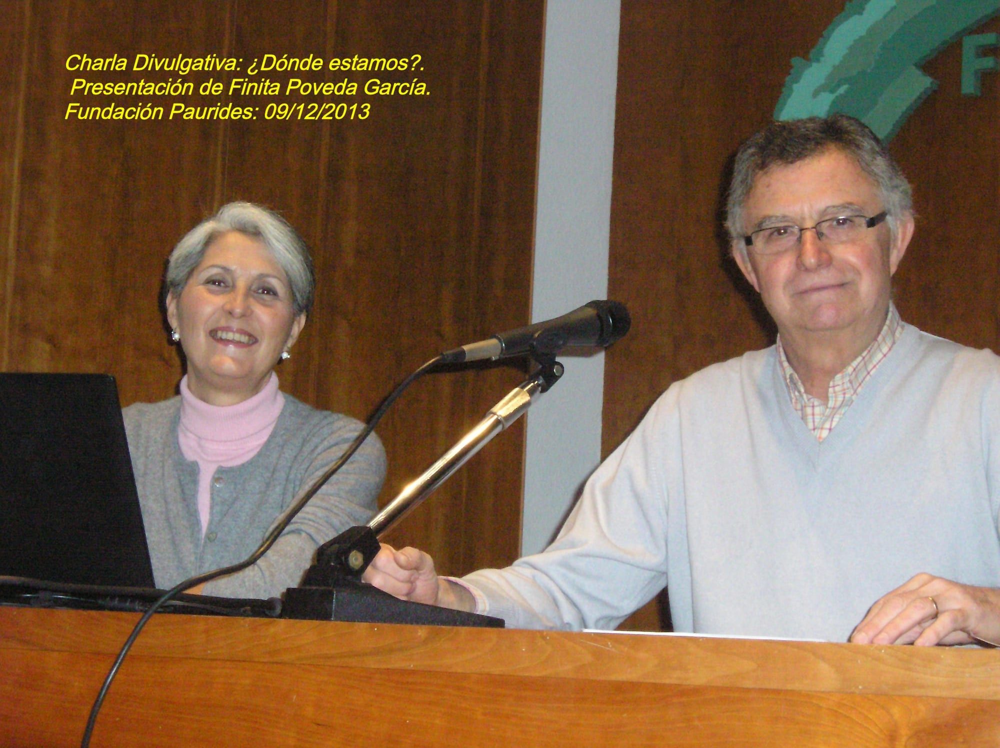 Fotografía de la actividad: Charla Divulgativa: “¿Dónde estamos?”, por Finita Poveda.
