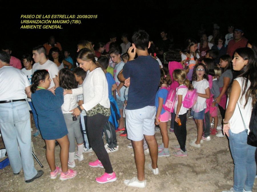Fotografía de la actividad: PASEO BAJO LAS ESTRELLAS (1)