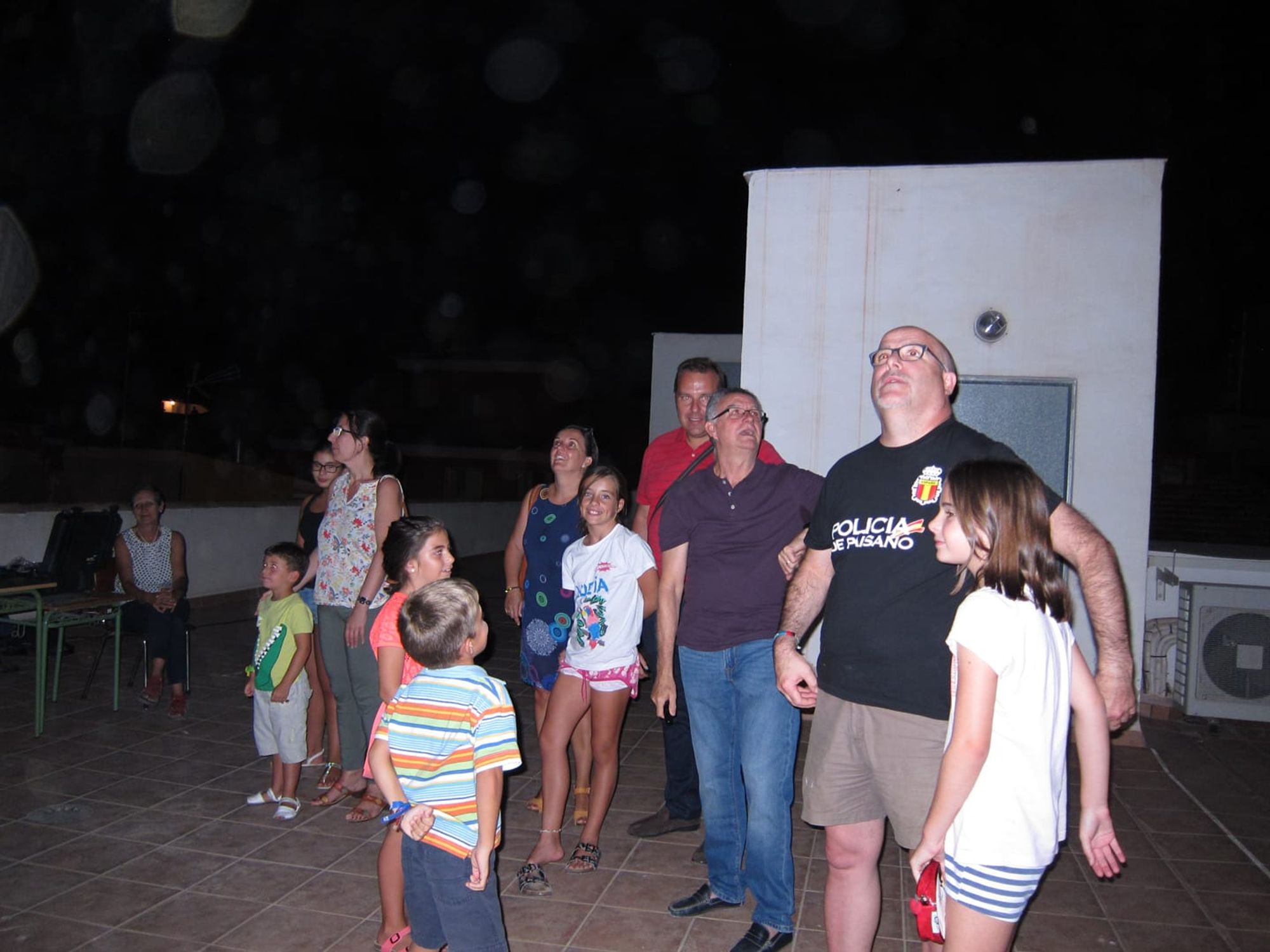 Fotografía de la actividad: Observación desde la Terraza de la Fundación Paurides