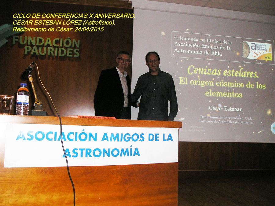 Fotografía de la actividad: CONFERENCIA MAGISTRAL DE CÉSAR ESTEBAN LÓPEZ (1)
